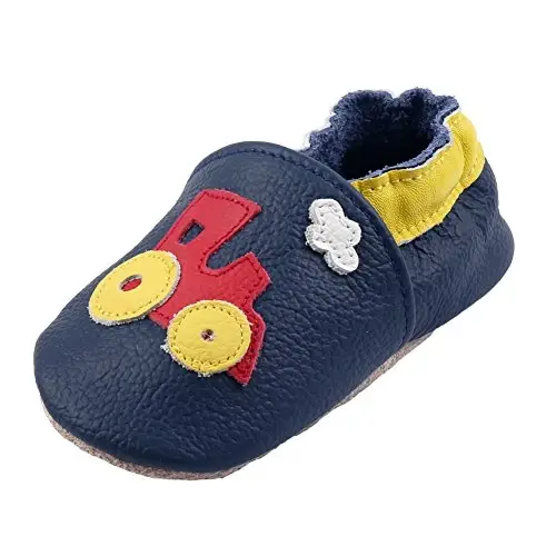iEvolve Baby Girls Baby Boys Shoes Baby Toddler Soft Sole Shoes First Walker Crib Shoes Baby Moccasins - 1