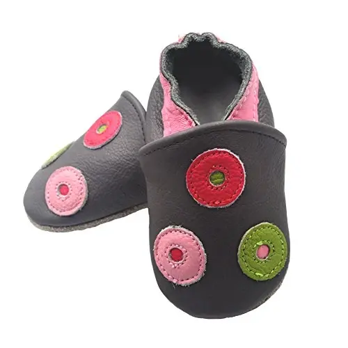 iEvolve Baby Girls Baby Boys Shoes Baby Toddler Soft Sole Shoes First Walker Crib Shoes Baby Moccasins - 3