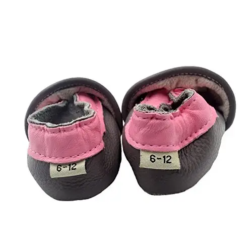 iEvolve Baby Girls Baby Boys Shoes Baby Toddler Soft Sole Shoes First Walker Crib Shoes Baby Moccasins - 4