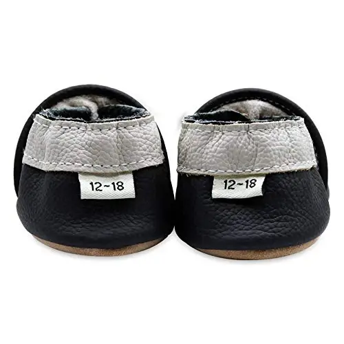 iEvolve Baby Girls Baby Boys Shoes Baby Toddler Soft Sole Shoes First Walker Crib Shoes Baby Moccasins - 4