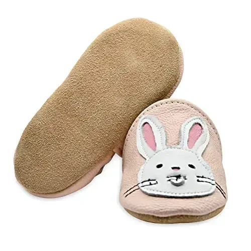 iEvolve Baby Girls Baby Boys Shoes Baby Toddler Soft Sole Shoes First Walker Crib Shoes Baby Moccasins - 4