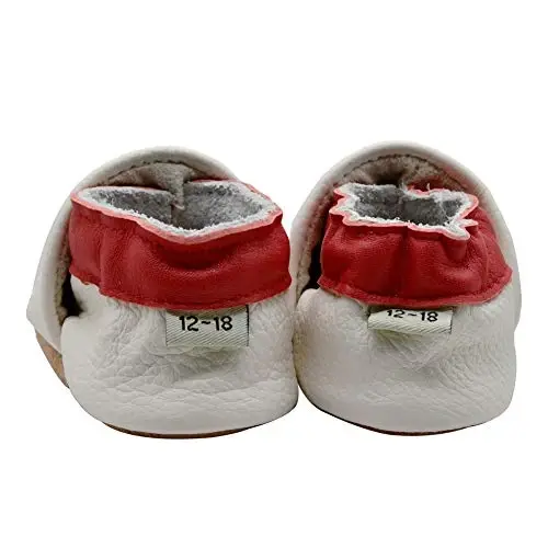 iEvolve Baby Girls Baby Boys Shoes Baby Toddler Soft Sole Shoes First Walker Crib Shoes Baby Moccasins - 4