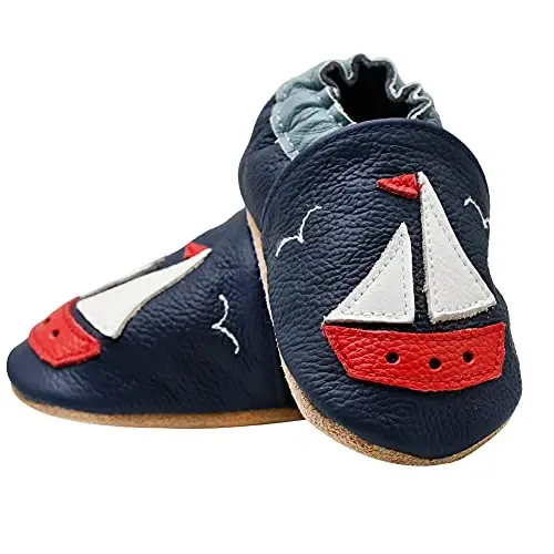 iEvolve Baby Girls Baby Boys Shoes Baby Toddler Soft Sole Shoes First Walker Crib Shoes Baby Moccasins - 3