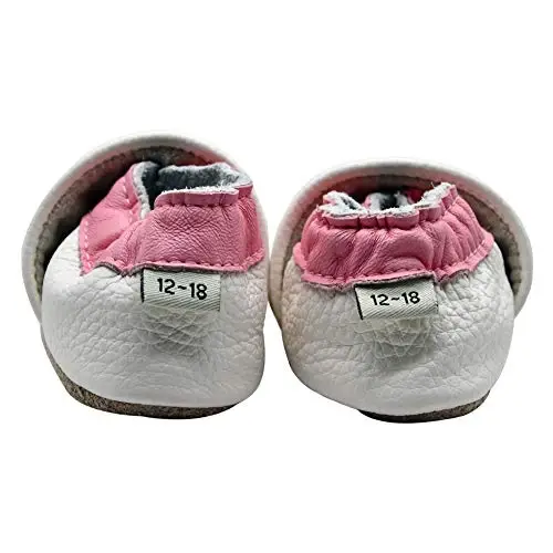 iEvolve Baby Girls Baby Boys Shoes Baby Toddler Soft Sole Shoes First Walker Crib Shoes Baby Moccasins - 4