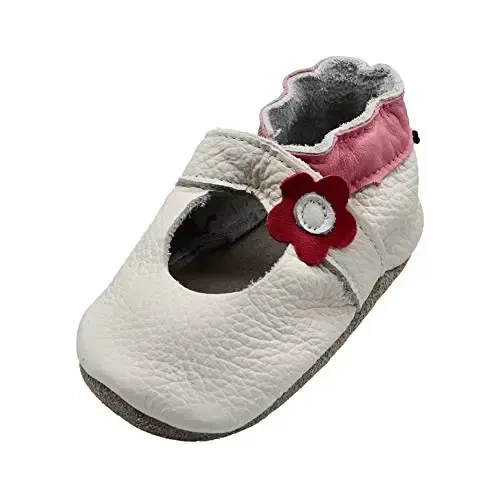 iEvolve Baby Girls Baby Boys Shoes Baby Toddler Soft Sole Shoes First Walker Crib Shoes Baby Moccasins - 1