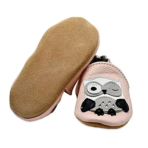iEvolve Baby Girls Baby Boys Shoes Baby Toddler Soft Sole Shoes First Walker Crib Shoes Baby Moccasins - 4