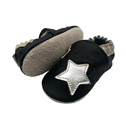 iEvolve Baby Girls Baby Boys Shoes Baby Toddler Soft Sole Shoes First Walker Crib Shoes Baby Moccasins - 5