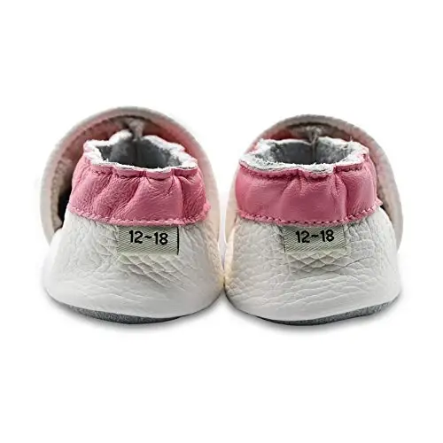 iEvolve Baby Girls Baby Boys Shoes Baby Toddler Soft Sole Shoes First Walker Crib Shoes Baby Moccasins - 4