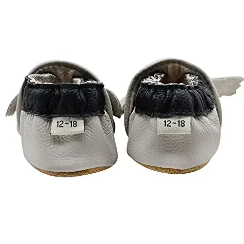 iEvolve Baby Girls Baby Boys Shoes Baby Toddler Soft Sole Shoes First Walker Crib Shoes Baby Moccasins - 5