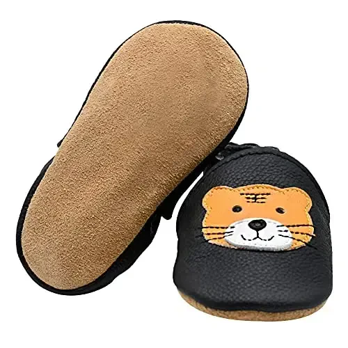 iEvolve Baby Girls Baby Boys Shoes Baby Toddler Soft Sole Shoes First Walker Crib Shoes Baby Moccasins - 4