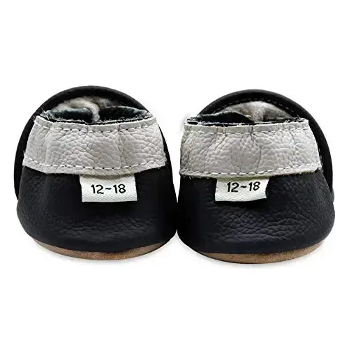 iEvolve Baby Girls Baby Boys Shoes Baby Toddler Soft Sole Shoes First Walker Crib Shoes Baby Moccasins - 4