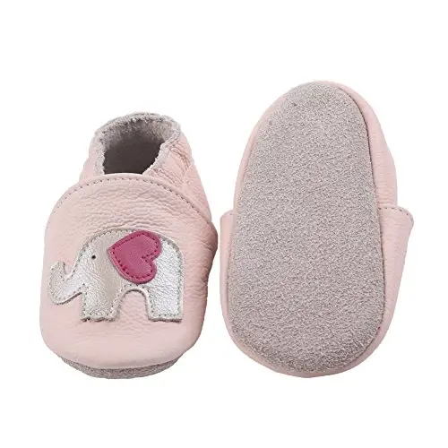 iEvolve Baby Girls Baby Boys Shoes Baby Toddler Soft Sole Shoes First Walker Crib Shoes Baby Moccasins - 4