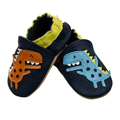 iEvolve Baby Girls Baby Boys Shoes Baby Toddler Soft Sole Shoes First Walker Crib Shoes Baby Moccasins - 3
