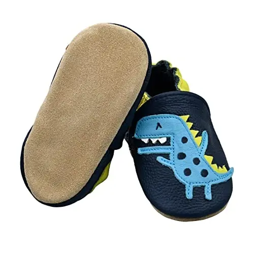 iEvolve Baby Girls Baby Boys Shoes Baby Toddler Soft Sole Shoes First Walker Crib Shoes Baby Moccasins - 4
