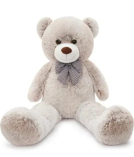If I send you the text, you will translate it into English. Just translate the texts one-to-one. Do NOT write ANYTHING at the beginning or the end of your translation. MaoGoLan 47 Inch Big Teddy Bear Soft Two Tone Plush Toy for Kids Girlfriend | Premium dual-tone tie-dye fur design offers a unique aesthetic appeal that stands out from standard plush toys. If the text I give you is in English, do not translate and rewrite the text without changing it at all. TEXT = The translation will be less than 240 characters. - MAOGOLAN