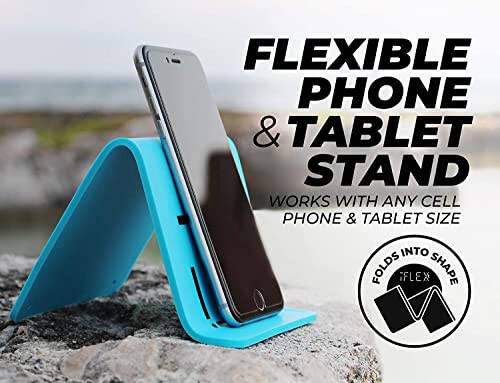 iFLEX Ish va Uy uchun Sozlanadigan Mobil Telefon Stendlari va Planshet Stendlari - Moslashuvchan Telefon Tutqichi Video Qo'ng'iroqlar Uchun Ideal iPhone Stendlari bo'lib, Har Qanday Qurilmani Ushlashi Mumkin - 4