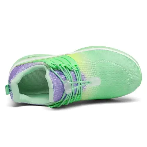 IGBAY Kids Sneakers for Boys Toddler Tennis Shoes Unisex Athletic Running Cushion Lightweight Sneaker - 5