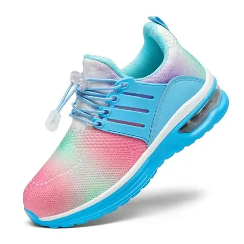 IGBAY Kids Sneakers for Boys Toddler Tennis Shoes Unisex Athletic Running Cushion Lightweight Sneaker 