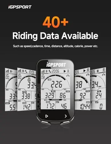 iGPSPORT BSC100S Velosiped Kompyuteri Simsiz, 2,6 dyuymli LCD Displey Qayta Zaryadlanuvchi Su o'tkazmaydigan GPS Velosiped Kompyuteri - 4