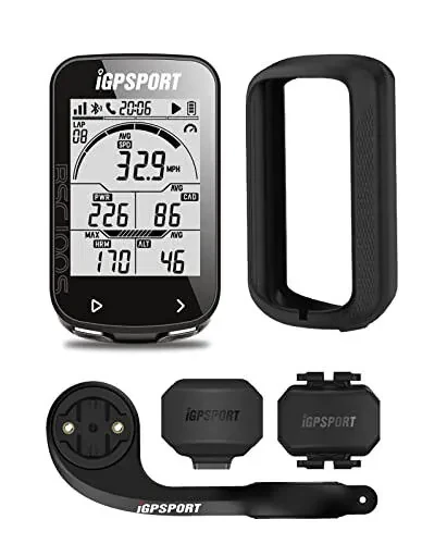 iGPSPORT BSC100S Velosiped/Velosiped Kompyuteri Simsiz, 2.6 dyuymli LCD Displey Qayta zaryadlanuvchi Suv o'tkazmaydigan GPS Velosiped Kompyuteri - 3