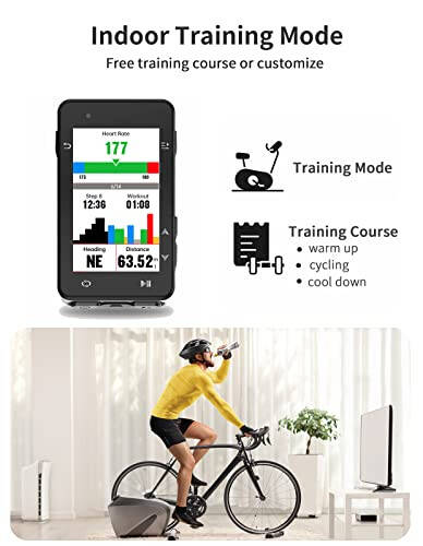 iGPSPORT iGS630 GPS Bisiklet Bilgisayarı, 2.8‘’ Harita Navigasyonu iClimb Eğitim Fonksiyonu MTB Kablosuz Bisiklet Bilgisayarı GPS Ünitesi IPX7 Su Geçirmez - 2