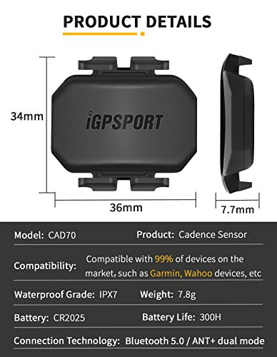 iGPSPORT iGS630 GPS Bisiklet Bilgisayarı, 2.8‘’ Harita Navigasyonu iClimb Eğitim Fonksiyonu MTB Kablosuz Bisiklet Bilgisayarı GPS Ünitesi IPX7 Su Geçirmez - 5