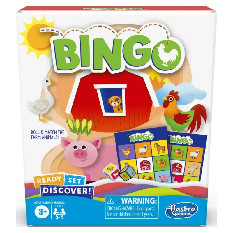 Игра Bingo Game for Kids Ages 3+, Game for 2-4 Players (Walmart Exclusive) для детей от 3 лет, для 2-4 игроков - 1
