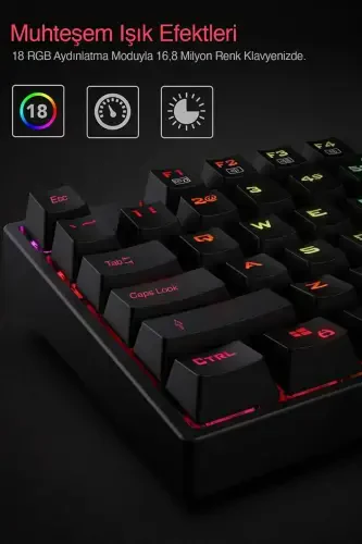 Игровая клавиатура Gmx K2 с RGB-подсветкой - 3