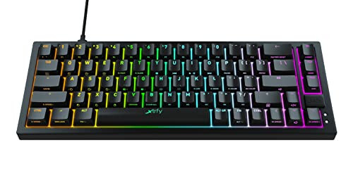 Игровая клавиатура Xtrfy K5 Compact RGB проводная с американской раскладкой (черная) - 1