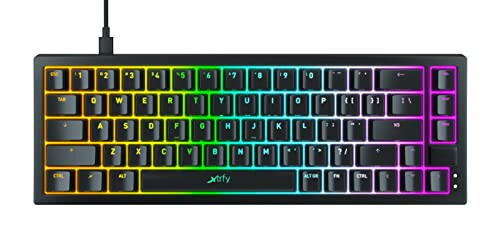 Игровая клавиатура Xtrfy K5 Compact RGB проводная с американской раскладкой (черная) - 3