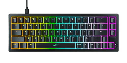 Игровая клавиатура Xtrfy K5 Compact RGB проводная с американской раскладкой (черная) - 3