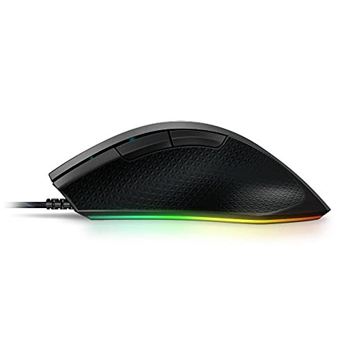 Игровая мышь Lenovo Legion M500 RGB, до 16000 DPI 50G 400Ips, 7 программируемых кнопок, 3 ЗОНЫ 16,8 млн цветов RGB, 10 г дополнительного магнитного веса, 3 встроенных профиля, 50 миллионов кликов L/R - 5