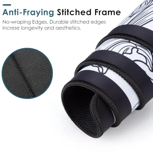 Игровой коврик для мыши большого размера с рисунком туманного облака, расширенный коврик для мыши для стола 31,50