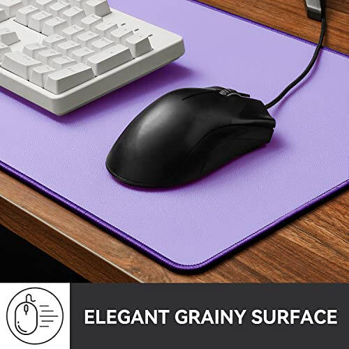 Игровой коврик Reniteco Waterproof Large Gaming Mouse Pad с прочными сшитыми краями, нескользящим резиновым основанием, гладкой поверхностью, настольный коврик для дома и офиса, 31,5