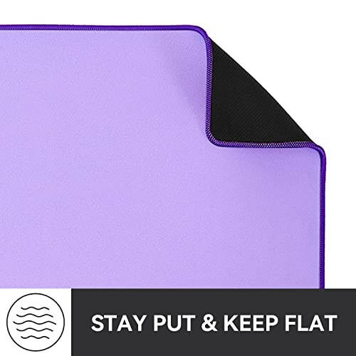 Игровой коврик Reniteco Waterproof Large Gaming Mouse Pad с прочными сшитыми краями, нескользящим резиновым основанием, гладкой поверхностью, настольный коврик для дома и офиса, 31,5