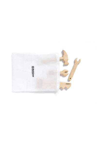 Игрушечный набор деревянных инструментов для ремонта для детей - творческая игра и учебный опыт - 7