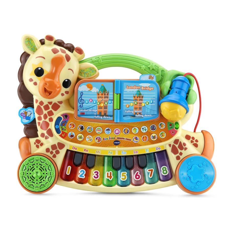 Игрушечный пианино VTech Zoo Jamz Жираф Музыкальные инструменты Игрушки для младенцев и малышей - 3