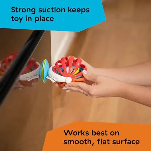 Игрушка для активности на высоком стульчике Baby Einstein Sticky Spinner без BPA, от 3 месяцев - 4