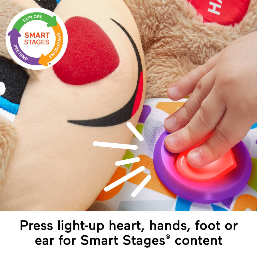 Игрушка для обучения Fisher-Price Laugh & Learn Smart Stages Puppy Plush для младенцев, детей и малышей - 9