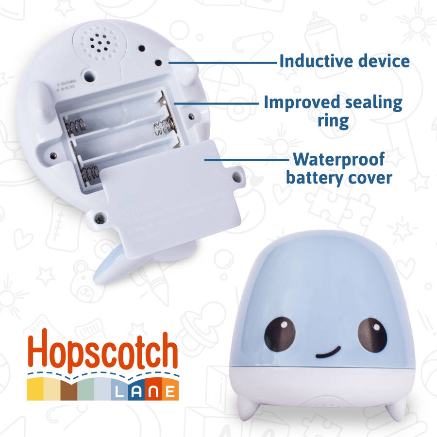 Игрушка для ванны Hopscotch Lane Whale Light Up Fountain | Для детей и малышей от 6 месяцев, унисекс - 10