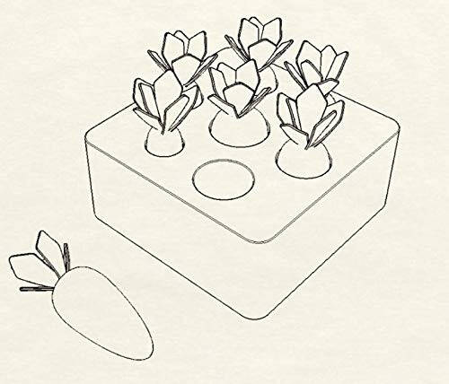 Игрушки Ancaixin Montessori для младенцев 6-12 месяцев, деревянные игрушки для мальчиков и девочек 1 года, обучающая игрушка для сбора моркови для малышей, головоломка для сортировки форм, развивающие подарки на день рождения - 38