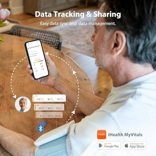 iHealth Neo Kablosuz Tansiyon Aleti, Üst Kol Manşeti, Bluetooth Tansiyon Cihazı, Ultra İnce ve Taşınabilir, iOS ve Android Uygulamasıyla Uyumlu - 3