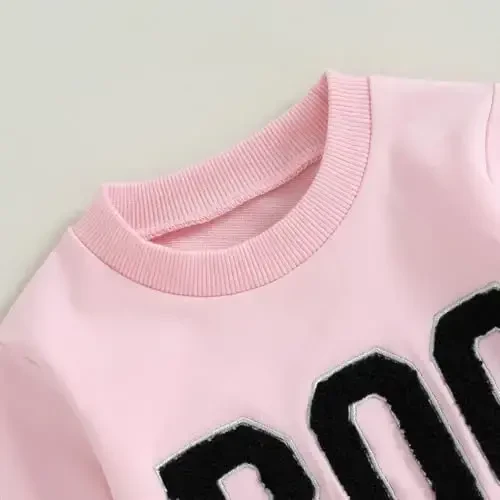 Twopumpkin Toddler Halloween Shrit Baby Girl Outfit Crewneck Sweatshirt Long Sleeve Shirts Holiday Clothes - 2