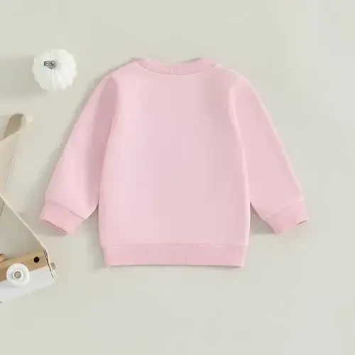 Twopumpkin Toddler Halloween Shrit Baby Girl Outfit Crewneck Sweatshirt Long Sleeve Shirts Holiday Clothes - 7