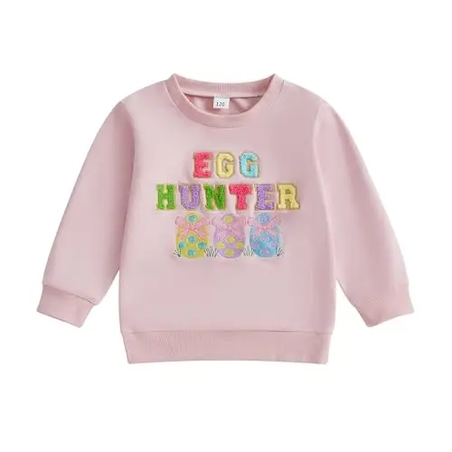 Twopumpkin Toddler Halloween Shrit Baby Girl Outfit Crewneck Sweatshirt Long Sleeve Shirts Holiday Clothes - TWOPUMPKIN
