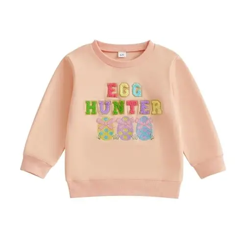 Twopumpkin Toddler Halloween Shrit Baby Girl Outfit Crewneck Sweatshirt Long Sleeve Shirts Holiday Clothes - 1