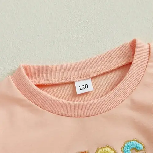 Twopumpkin Toddler Halloween Shrit Baby Girl Outfit Crewneck Sweatshirt Long Sleeve Shirts Holiday Clothes - 2
