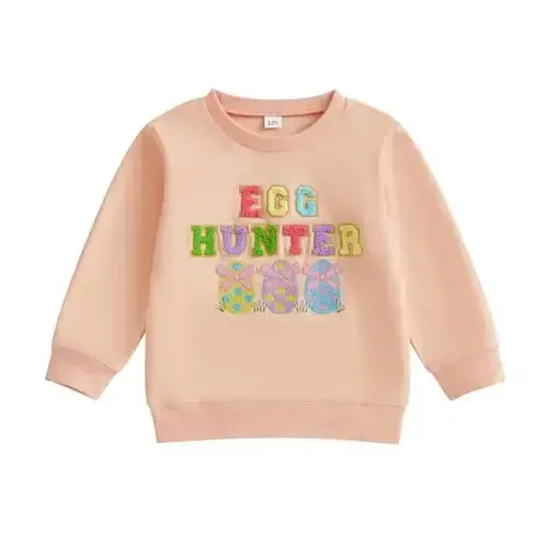 Twopumpkin Toddler Halloween Shrit Baby Girl Outfit Crewneck Sweatshirt Long Sleeve Shirts Holiday Clothes - TWOPUMPKIN