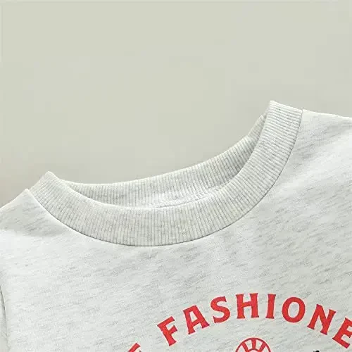 Twopumpkin Toddler Halloween Shrit Baby Girl Outfit Crewneck Sweatshirt Long Sleeve Shirts Holiday Clothes - 8