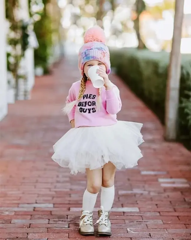 Twopumpkin Valentines Toddler Girl Boy Baby Outfit Valentines Day Shirt Fries Before Guys Short Sleeve T-Shirts Vintage Tops - 4